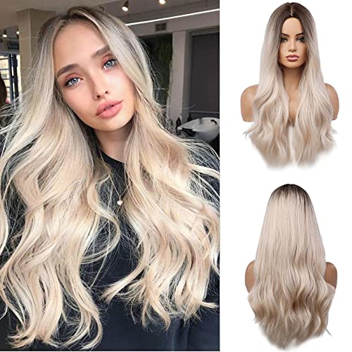 Long Blonde Wig Heat Resistant Fibre 24" - Image 14