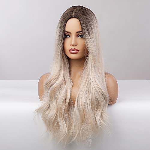 Long Blonde Wig Heat Resistant Fibre 24" - Image 17