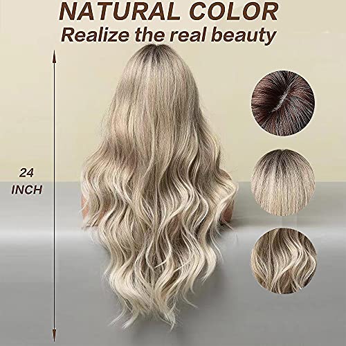 Long Blonde Wig Heat Resistant Fibre 24" - Image 4