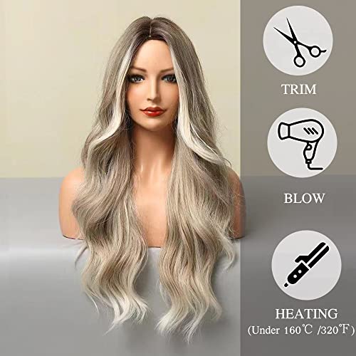 Long Blonde Wig Heat Resistant Fibre 24" - Image 5