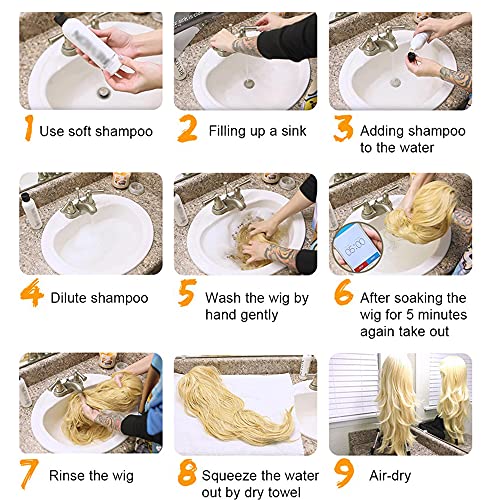Long Blonde Wig Heat Resistant Fibre 24" - Image 7