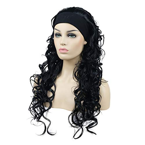 Extra long curly headband wig - Image 2