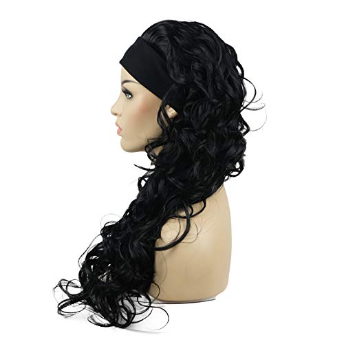 Extra long curly headband wig - Image 3
