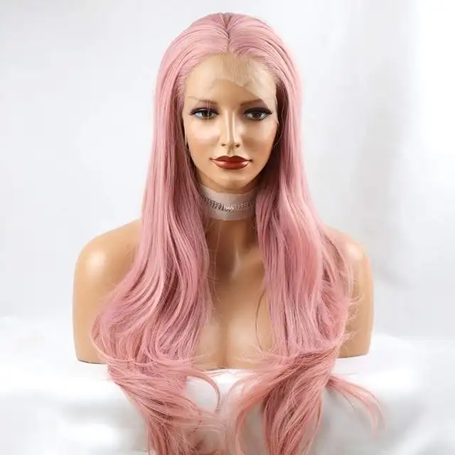 Extra Long Heat Friendly Wig with Wavy Ends - Image 6