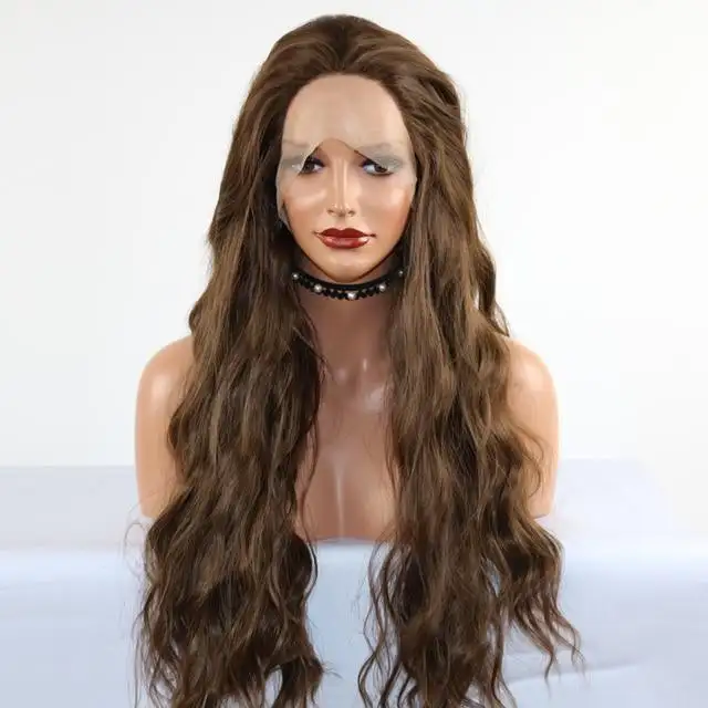 Extra Long Heat Friendly Wig with Wavy Ends - Image 9