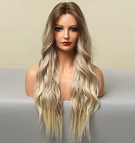 Faded Ombre Platinum Blonde Lace Front Wig - Image 100