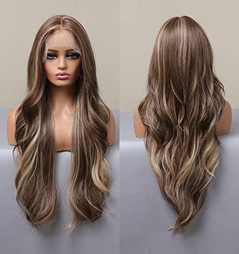 Faded Ombre Platinum Blonde Lace Front Wig - Image 107