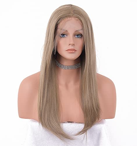 Faded Ombre Platinum Blonde Lace Front Wig - Image 21