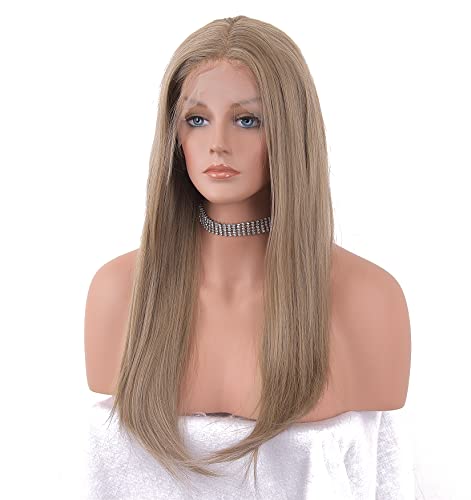 Faded Ombre Platinum Blonde Lace Front Wig - Image 22