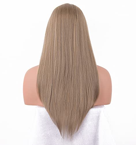 Faded Ombre Platinum Blonde Lace Front Wig - Image 23