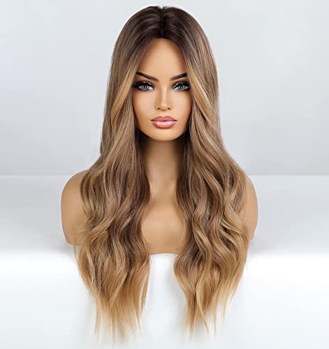 Faded Ombre Platinum Blonde Lace Front Wig - Image 48