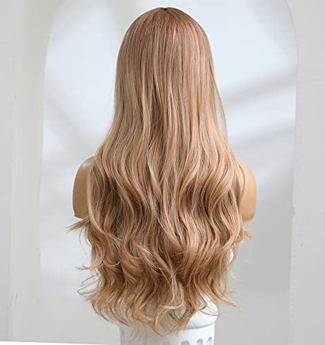 Faded Ombre Platinum Blonde Lace Front Wig - Image 61