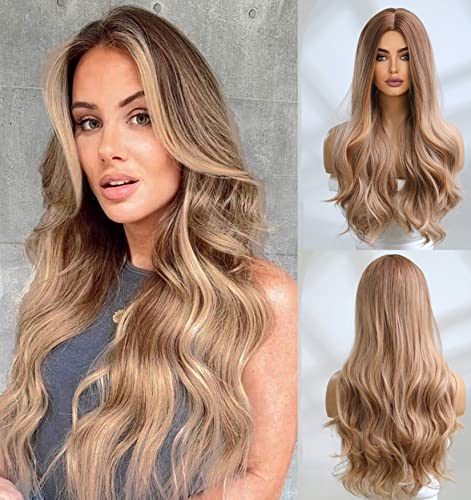 Faded Ombre Platinum Blonde Lace Front Wig - Image 62