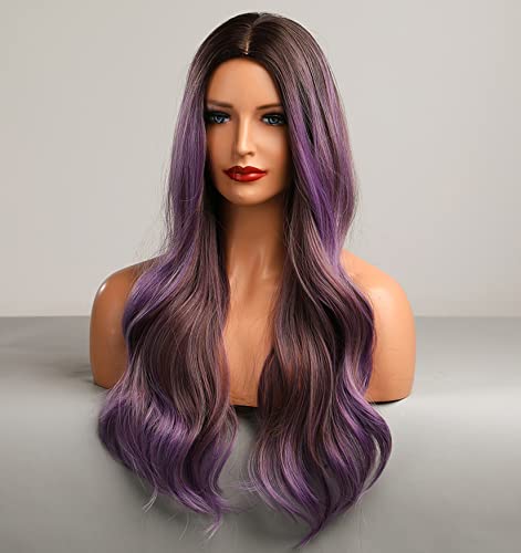 Faded Ombre Platinum Blonde Lace Front Wig - Image 65