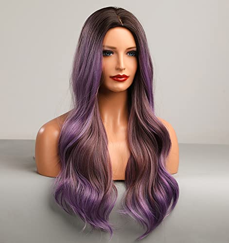 Faded Ombre Platinum Blonde Lace Front Wig - Image 66