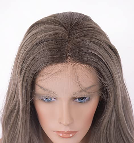 Faded Ombre Platinum Blonde Lace Front Wig - Image 84