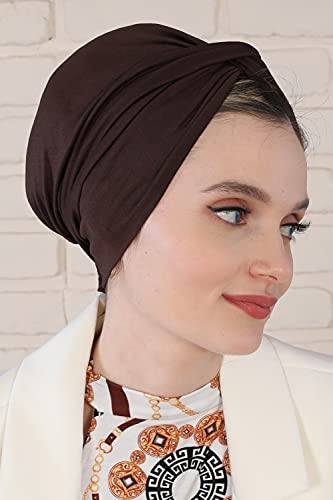 Fashion Turban Cotton Scarf Head Wrap - Image 118