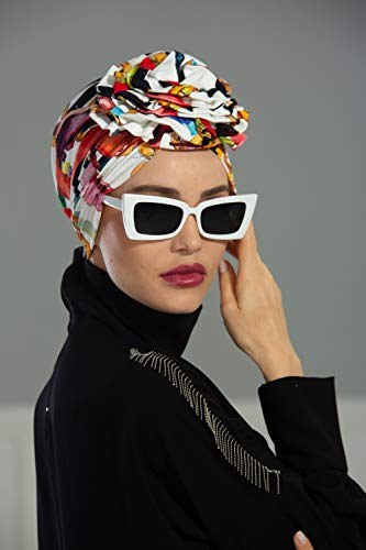 Fashion Turban Cotton Scarf Head Wrap - Image 126