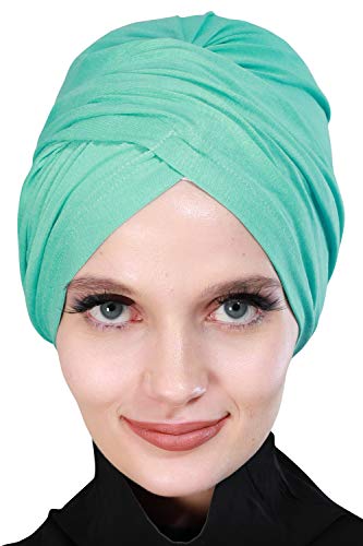 Fashion Turban Cotton Scarf Head Wrap - Image 38