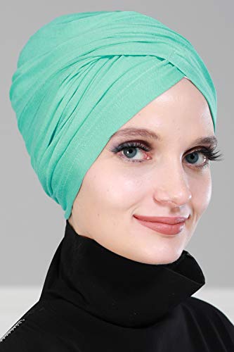 Fashion Turban Cotton Scarf Head Wrap - Image 40
