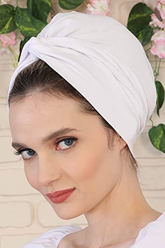 Fashion Turban Cotton Scarf Head Wrap - Image 44
