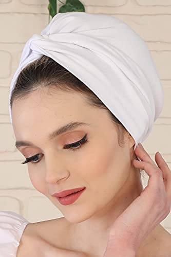 Fashion Turban Cotton Scarf Head Wrap - Image 46