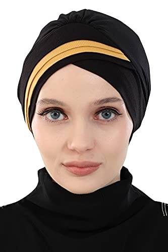 Fashion Turban Cotton Scarf Head Wrap - Image 60