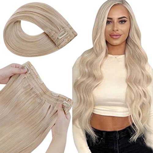 Fish Line Halo Hair Extensions with Clips - Image 21