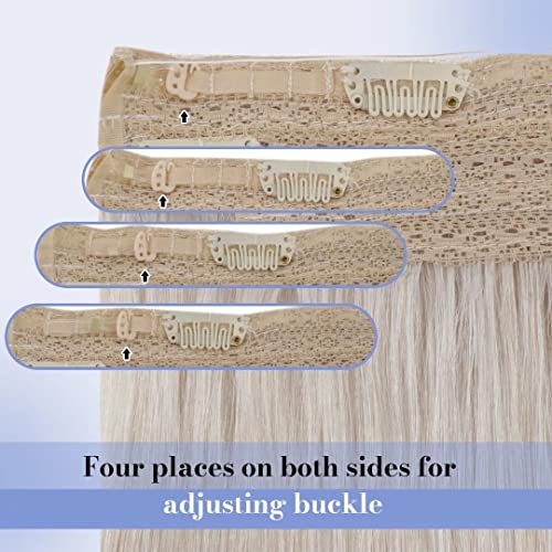 Fish Line Halo Hair Extensions with Clips - Image 25