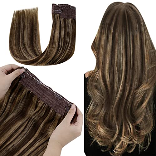 Fish Line Halo Hair Extensions with Clips - Image 27