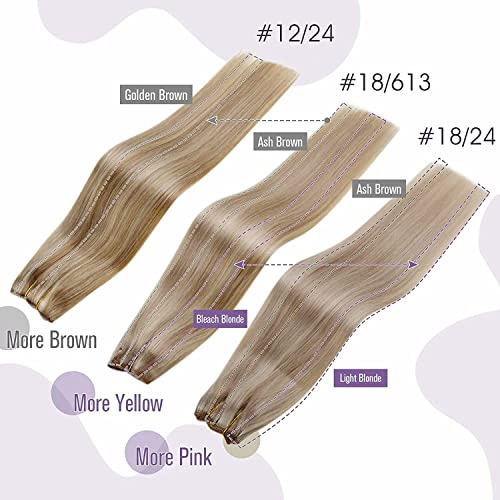 Fish Line Halo Hair Extensions with Clips - Image 3