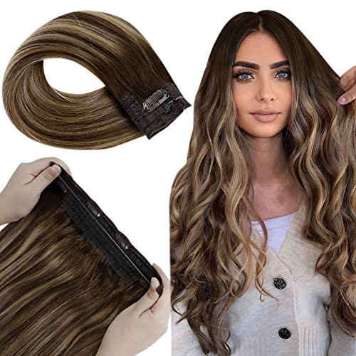 Fish Line Halo Hair Extensions with Clips - Image 45