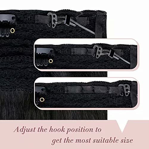 Fish Line Halo Hair Extensions with Clips - Image 56