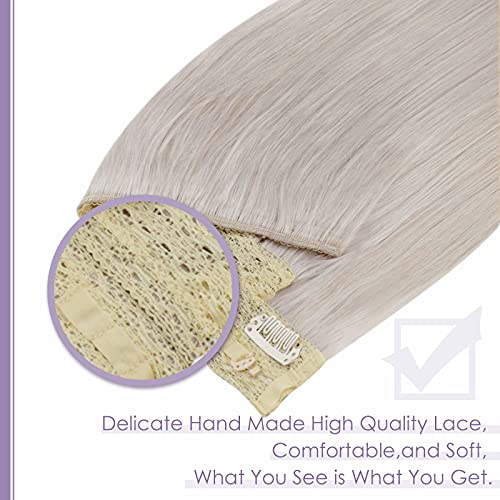 Fish Line Halo Hair Extensions with Clips - Image 70