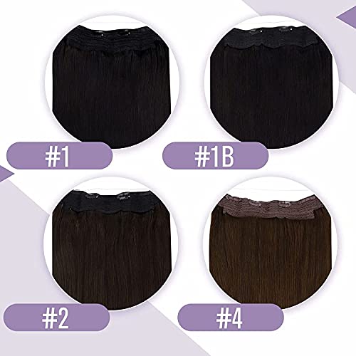 Fish Line Halo Hair Extensions with Clips - Image 73