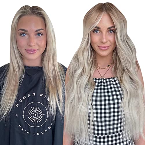Fish Line Halo Hair Extensions with Clips - Image 8