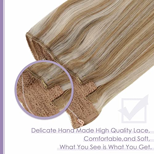 Fish Line Halo Hair Extensions with Clips - Image 87