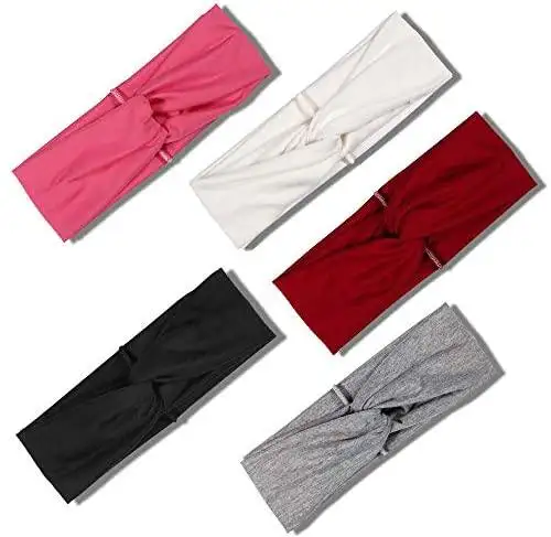 Head Band Hair Wrap Set - 5pcs - Image 12