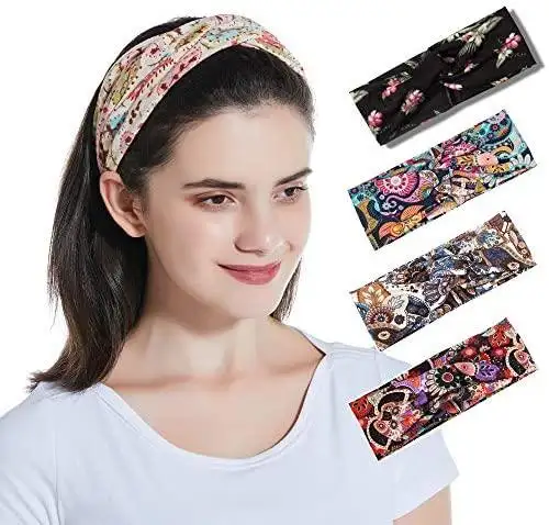 Head Band Hair Wrap Set - 5pcs - Image 13