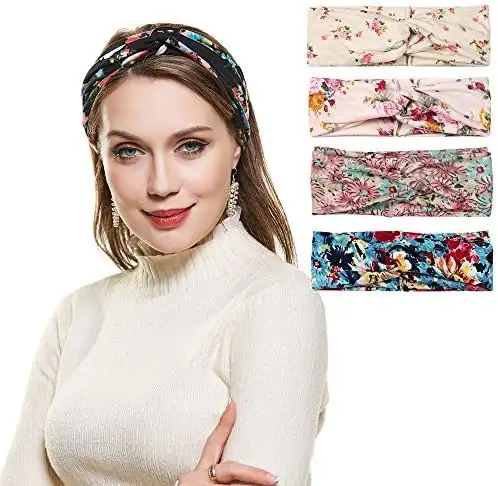 Head Band Hair Wrap Set - 5pcs - Image 15