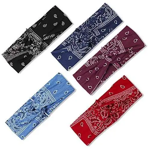 Head Band Hair Wrap Set - 5pcs - Image 16