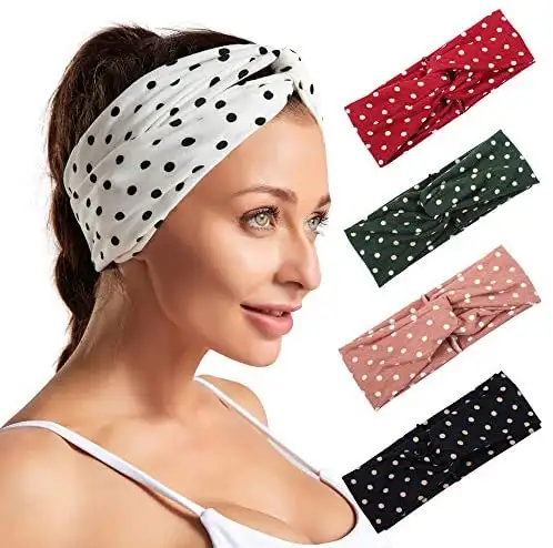 Head Band Hair Wrap Set - 5pcs - Image 3
