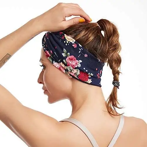 Head Band Hair Wrap Set - 5pcs - Image 7