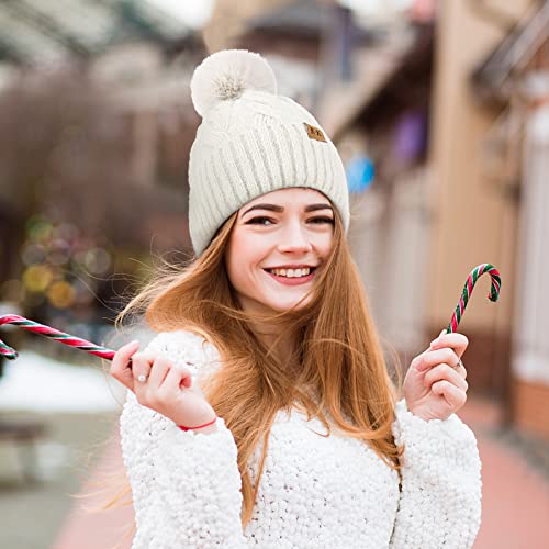 Fleece Knitted Winter Hat - Image 47