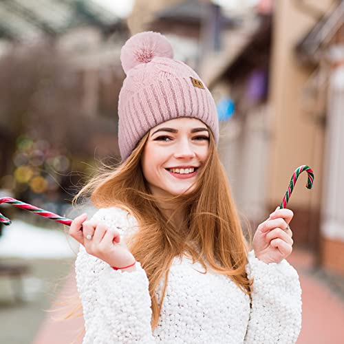 Fleece Knitted Winter Hat - Image 6