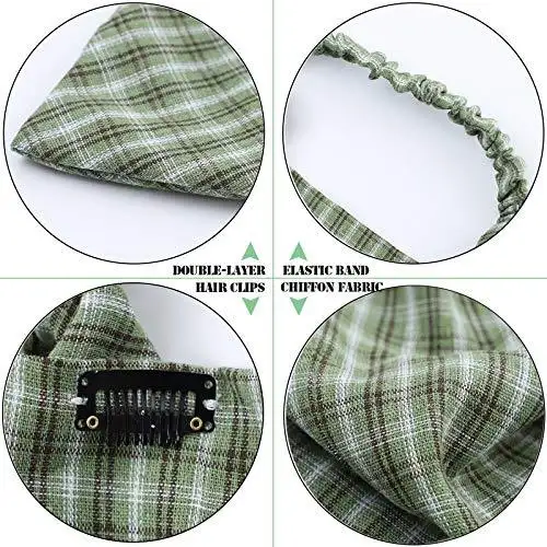 Floral Elastic Hair Kerchief Scarf - Gift Set of 3 - Image 19