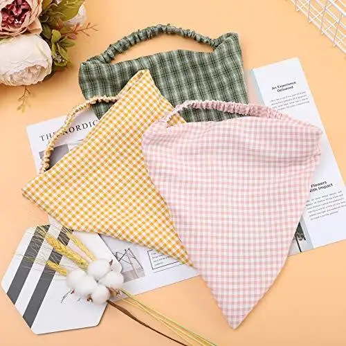 Floral Elastic Hair Kerchief Scarf - Gift Set of 3 - Image 20