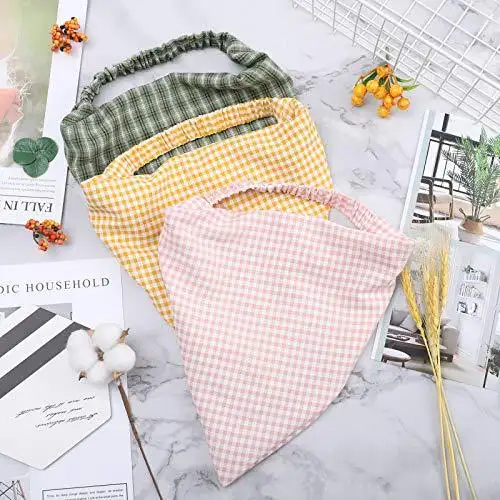 Floral Elastic Hair Kerchief Scarf - Gift Set of 3 - Image 21