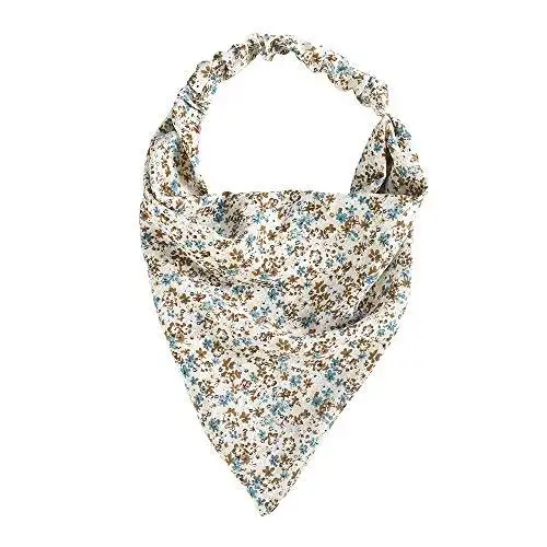 Floral Elastic Hair Kerchief Scarf - Gift Set of 3 - Image 37