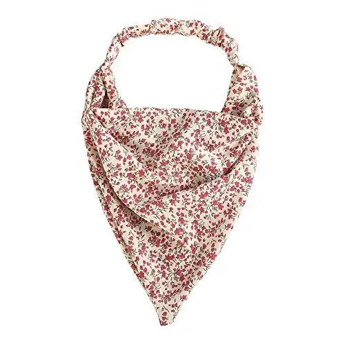Floral Elastic Hair Kerchief Scarf - Gift Set of 3 - Image 38